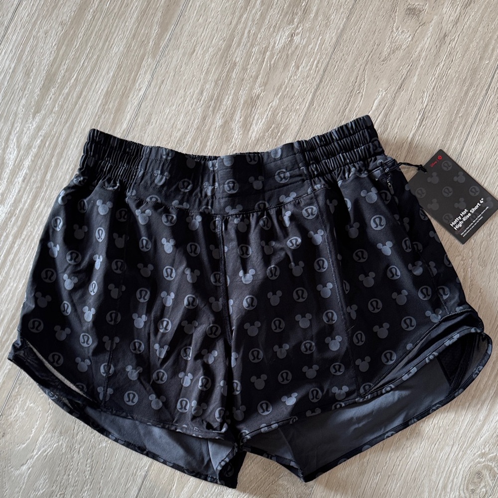 Lululemon Black Disney Shorts. New with tags.